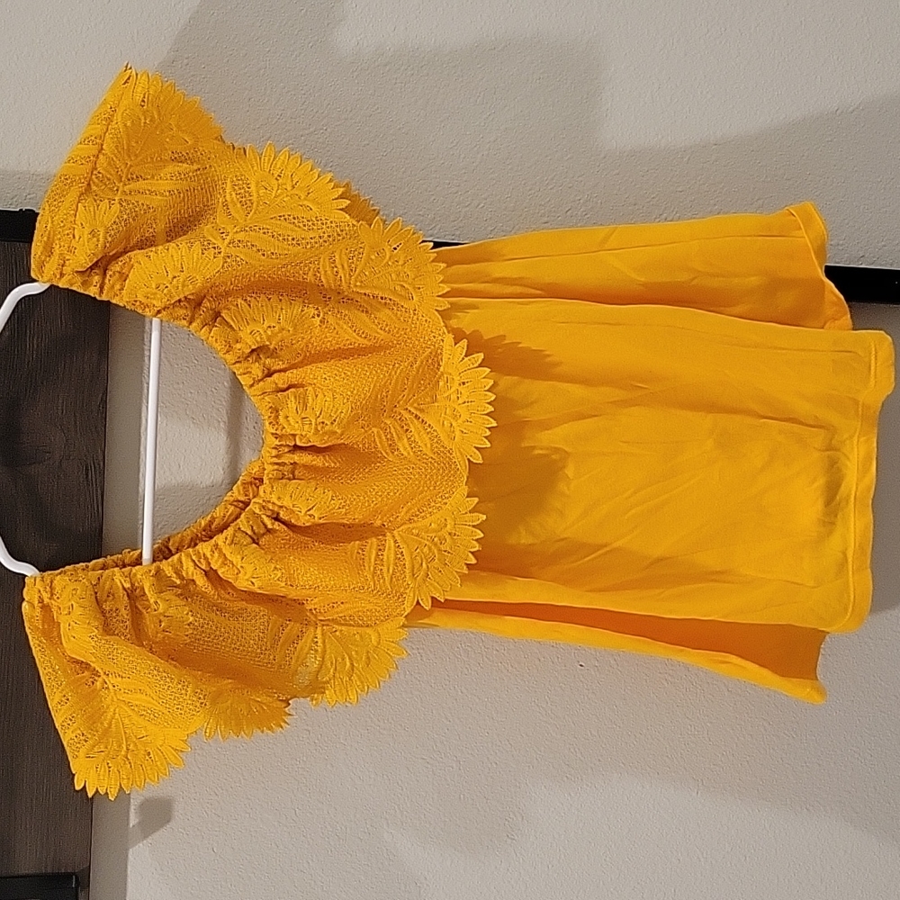 A new day yellow blouse